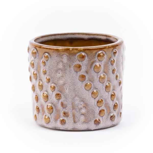 Image of Topfset Madrid – 6 – teilig – Keramiktöpfe Ø7,2cm x H6,3cm – Mini – Pflanztöpfe mit einzigartigen Mustern – Boho & Modern-4