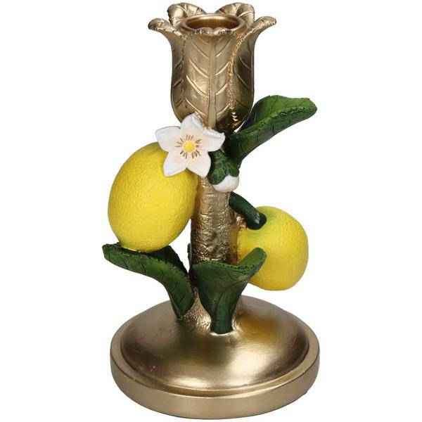 Image of Kerzenständer Deko Gelb – dekorativer Kerzenhalter, Tischdeko & Wohnaccessoire für Zuhause-0