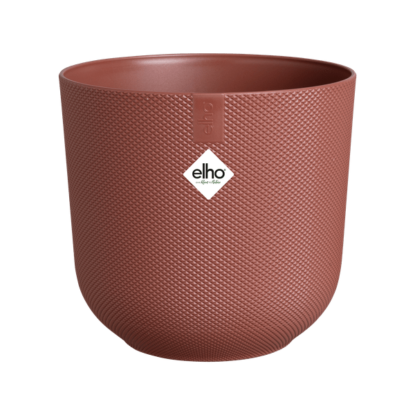 Image of Jazz Pflanztopf Rot – D23 x H21 – Blumentopf für Innen & Außen – Eleganter runder Pflanzkübel – Dekorativer Übertopf für Zimmer – & Gartenpflanzen-1