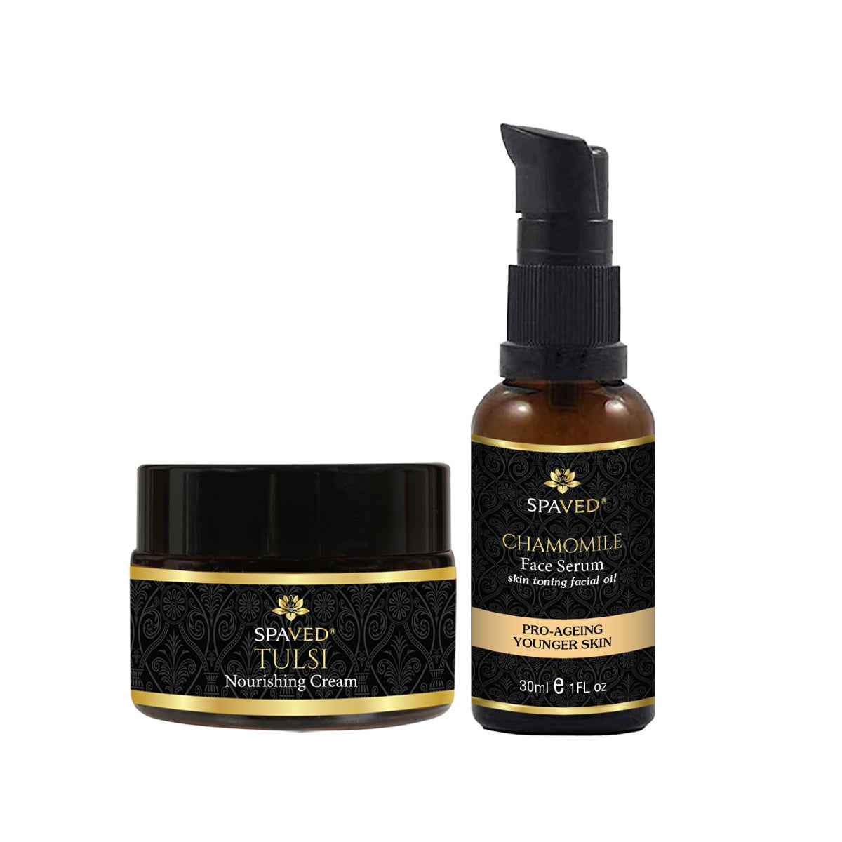 Image of Tulsi & Chamomile - Timeless Radiance Anti-Aging Duo