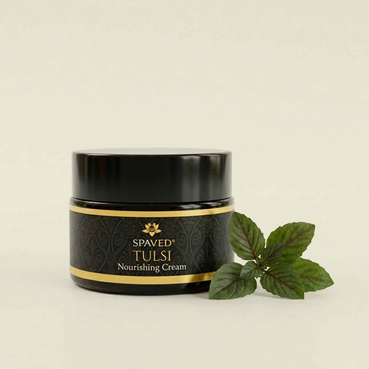 Image of Tulsi Nourishing Face Cream - Intense Hydration & Anti-Aging Solution