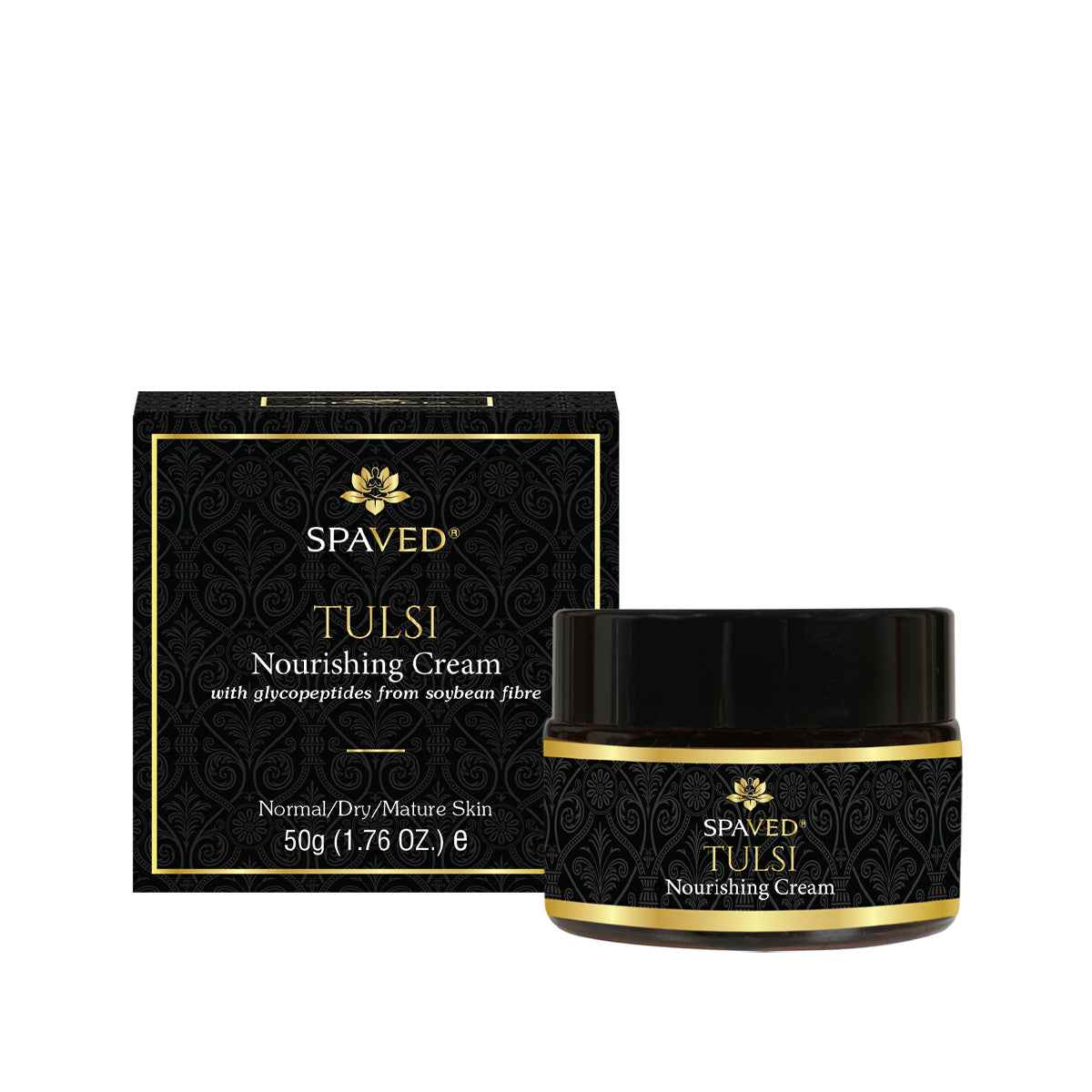 Image of Tulsi Nourishing Face Cream - Intense Hydration & Anti-Aging Solution