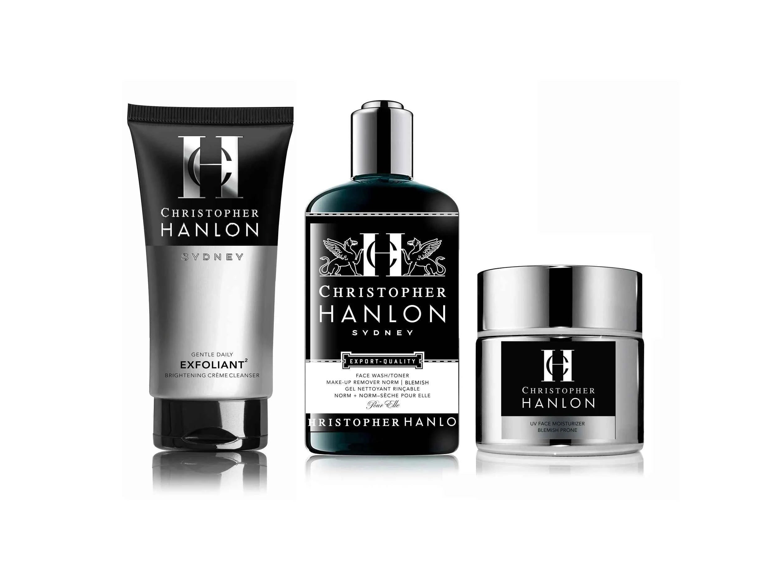 Image of 3 Schritte SKINCARE DEAL | CHRISTOPHER HANLON Akne Pflege Set